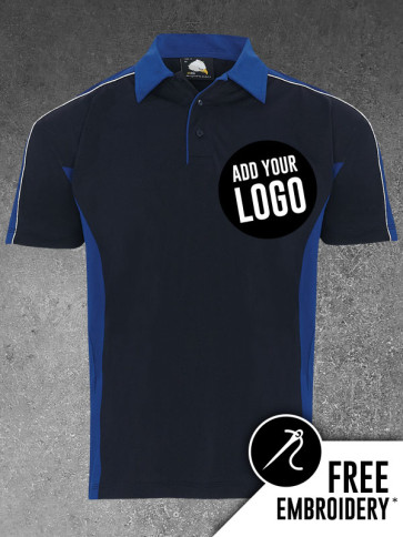 Orn Avocet 100% Polyester Contrast Wicking Polo Shirt