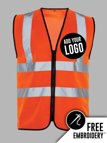 Supertouch Hi-Vis Zip Vest