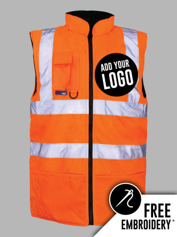 Supertouch Hi-Vis Reversible Bodywarmer