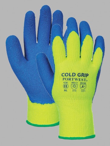 Portwest Latex Cold Grip Gloves