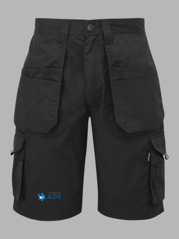 Tuff Stuff Enduro Ripstop Holster Pocket Work Shorts - Black