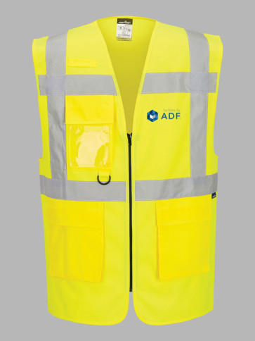 Portwest ES1 Essential Hi-Vis Executive Vest - Yellow