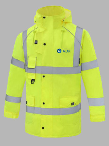 Future Garments Aqua Hi-Vis Waterproof Traffic Jacket - Yellow