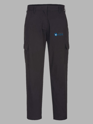 Portwest Ladies Stretch Cargo Trousers - Black