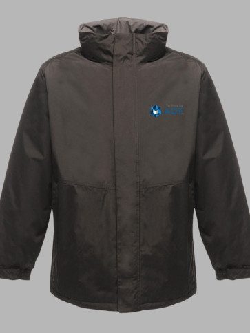 Regatta Beauford Waterproof Insulated Jacket - Black/Seal Grey trim