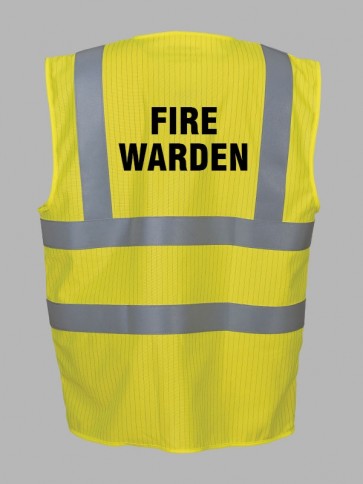 Yoko Hi-Vis Vest (Fire Warden) - Yellow