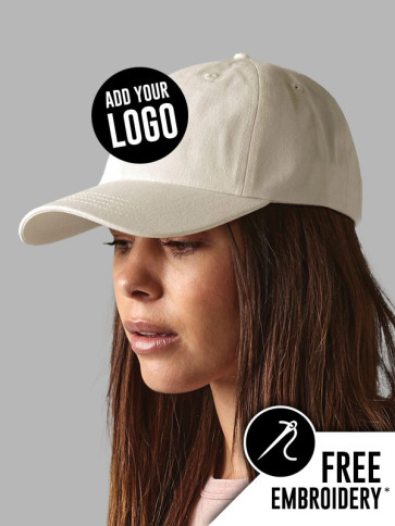 Beechfield Organic Cotton 6 Panel Dad Cap