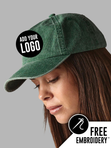 Beechfield Relaxed 5 Panel Vintage Baseball Cap