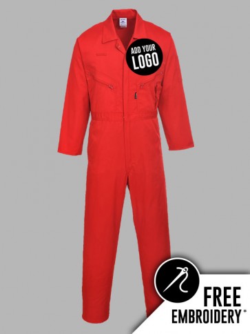 Portwest Liverpool Zip Front Overall