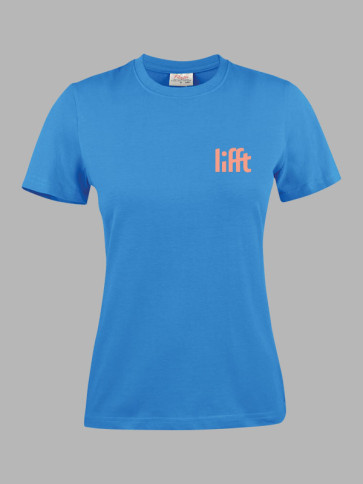 Printer Essentials Ladies Heavy RSX T-Shirt - Ocean Blue
