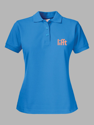 Printer Essentials Ladies Surf Pro RSX Polo Shirt - Ocean Blue
