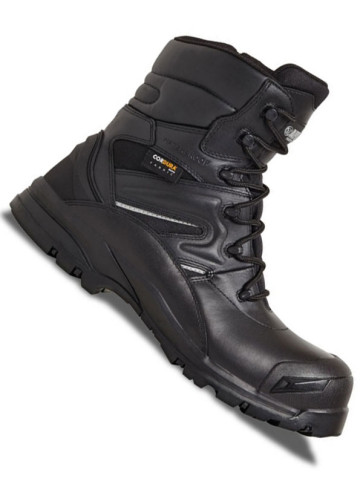 Apache Combat Waterproof Non-Metallic High Leg Safety Boots S3 WRA SRC - Black