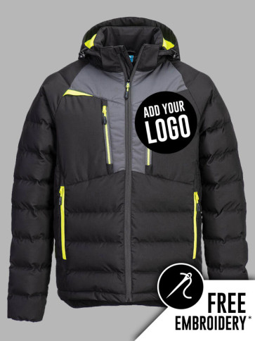 Portwest DX4 Dynamic Stretch Insulated Contrast Baffle Jacket