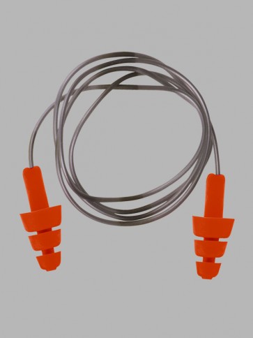 Portwest Reusable TPE Corded Ear Plugs - 50 Pairs