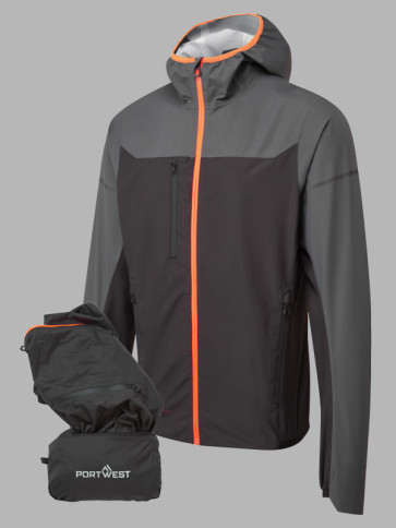 Portwest EV4 Packable Contrast Waterproof Jacket