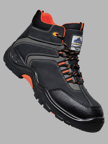 Portwest Compositelite Water Resistant Operis Safety Boots S3 HRO - Black/Orange trim