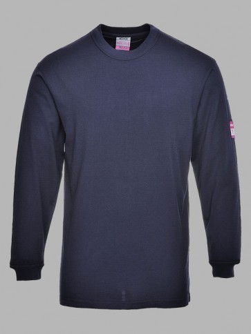 Portwest Modaflame Flame Resistant Anti-Static Long Sleeve T-Shirt