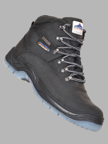 Portwest Steelite All Weather Waterproof Safety Boots S7 FO SR - Black
