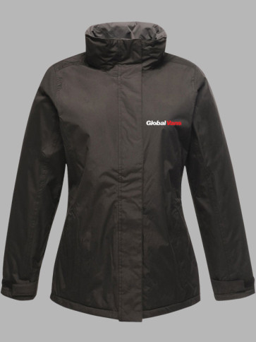Regatta Ladies Beauford Insulated Jacket - Black / Seal Grey trim