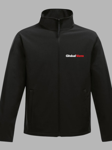 Regatta Ablaze Soft Shell Jacket - Black / Black trim