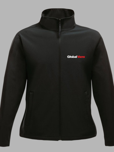 Regatta Ladies Ablaze Soft Shell Jacket - Black / Black trim