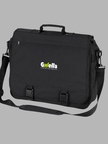 Quadra Portfolio Briefcase - Black