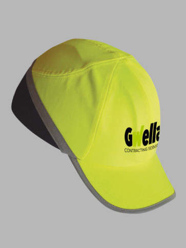 Portwest Hi-Vis Bump Cap - Yellow/Black trim