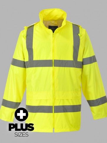 Portwest PLUS SIZE Hi-Vis Classic Rain Jacket