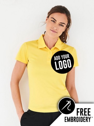 AWDis Ladies 100% Polyester Cool Polo Shirt