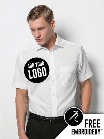 Kustom Kit Premium Non-Iron Corporate 100% Cotton Short Sleeve Shirt