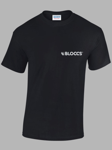 Gildan Mens Heavy Cotton T-Shirt (Bloccs) - Black