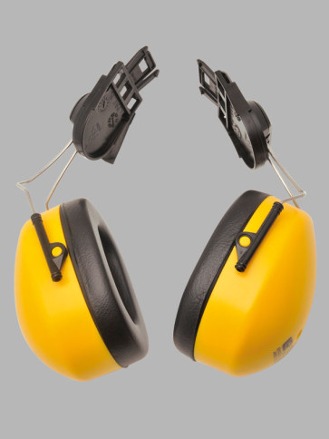 Portwest Clip-On Ear Protectors - Yellow