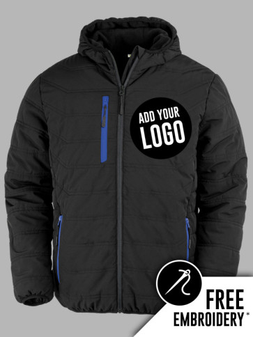 Result Compass Contrast Padded Winter Jacket