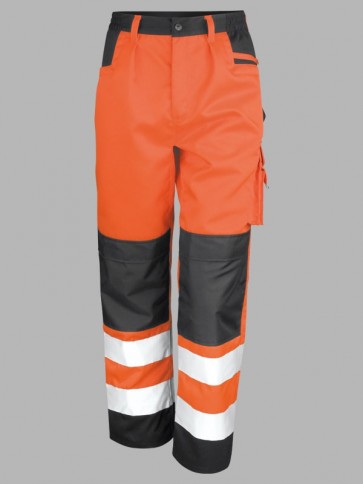 Result Safe-Guard Hi-Vis Contrast Safety Cargo Trousers