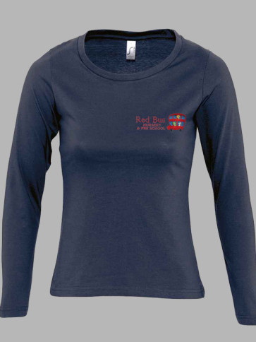 SOL'S Ladies Imperial Long Sleeve T-Shirt - French Navy