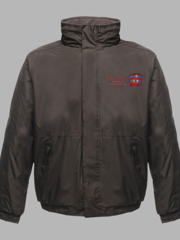 Regatta Dover Fleece Lined Bomber Jacket - Black/Ash trim