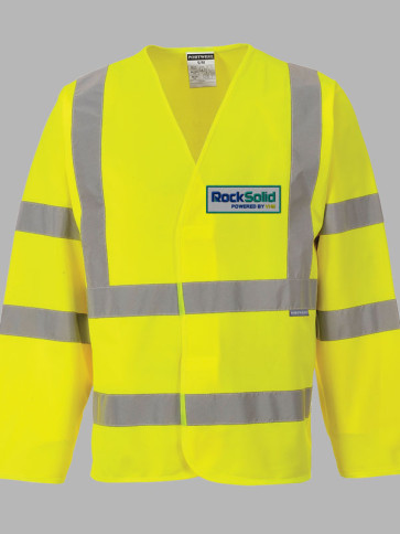 Portwest Hi-Vis Long Sleeve Vest - Yellow