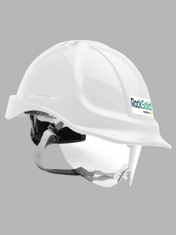 Portwest Endurance Visor Vented Hard Hat - White
