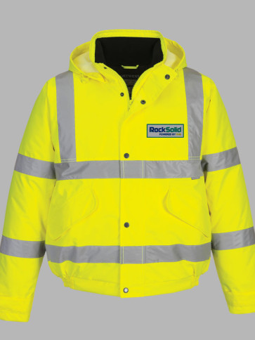 Portwest Hi-Vis Bomber Jacket - Yellow