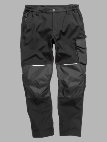 Result Work-Guard Slim Soft Shell Work Trousers - Black