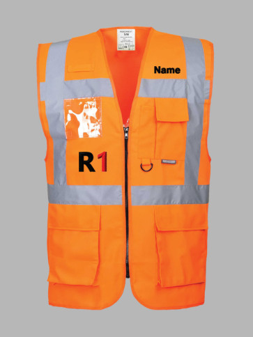 Portwest Hi-Vis Berlin Executive Vest - Orange