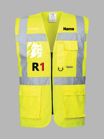 Portwest Hi-Vis Berlin Executive Vest - Yellow