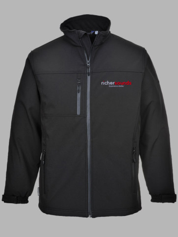 Portwest Soft Shell Jacket - Black