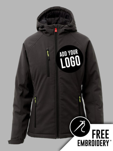 Payper Ladies Gale Hooded Padded Soft Shell Jacket