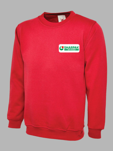 Uneek Classic Sweatshirt - Red