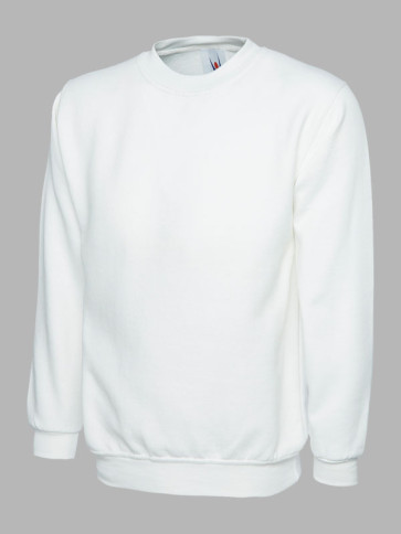 Uneek Classic Sweatshirt - White