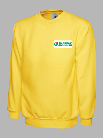 Uneek Classic Sweatshirt - Yellow