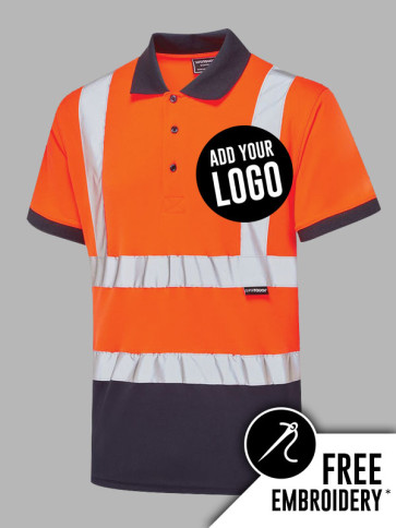 Supertouch Hi-Vis Two Tone Polo Shirt