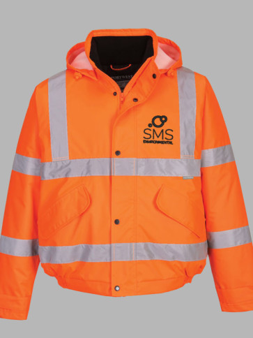 Portwest Hi-Vis Bomber Jacket - Orange