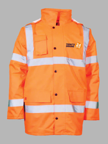 Warrior Hi-Vis Traffic Jacket - Orange